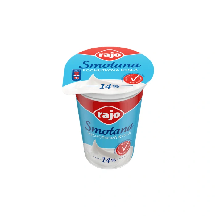 Rajo Smotana kyslá 14 % (375 g)