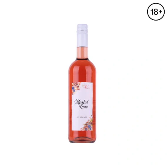 Merlot Rose víno ružové suché 0.75l
