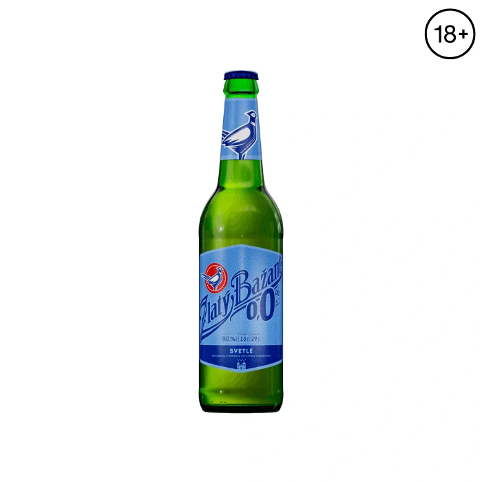 Zlatý Bažant 0,0% Svetlé 500 ml (fľaša)