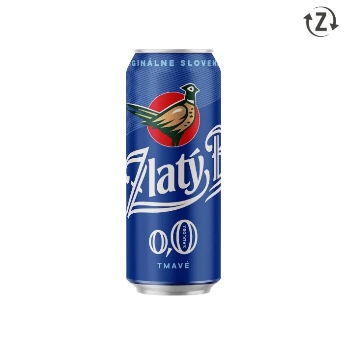 Zlatý Bažant Tmavé nealkoholické pivo 0,0% 500 ml (plechovka)