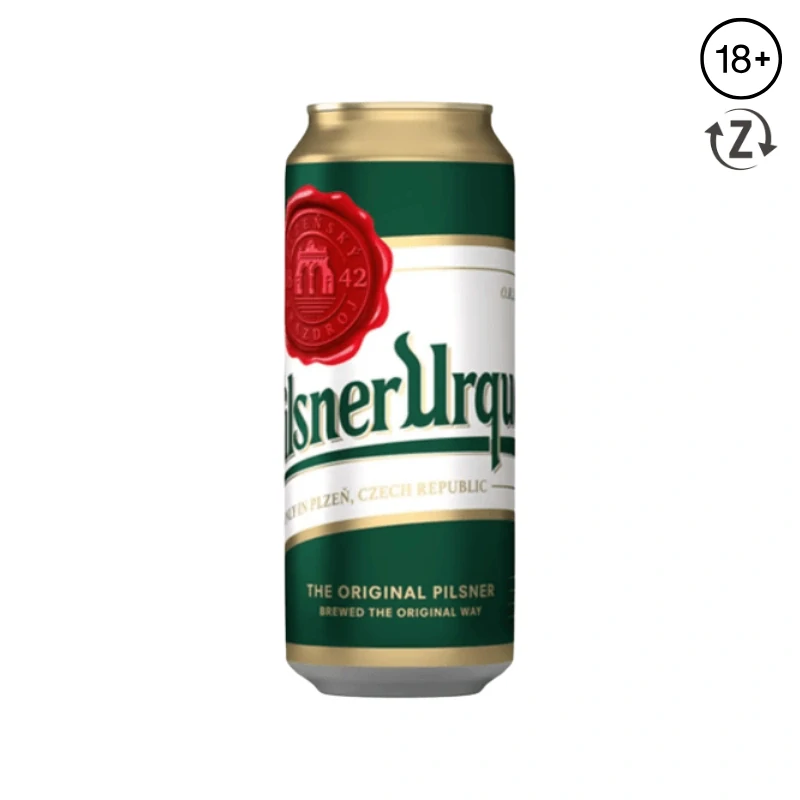 Pilsner Urquell Pivo ležiak svetlý 500 ml (plechovka)