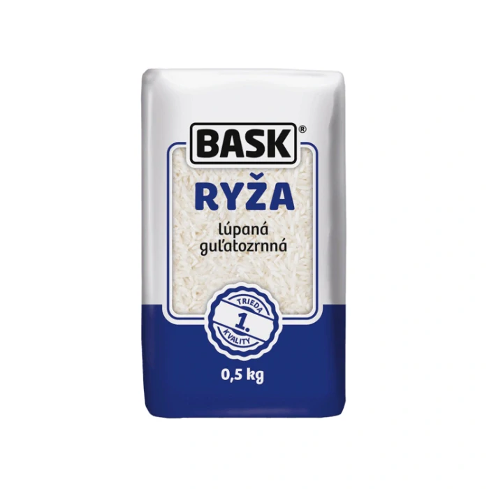BASK ryža lúpaná guľatozrnná 0,5 kg