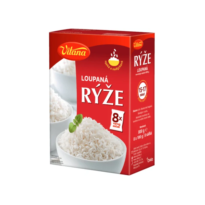 VITANA ryža lúpaná vo varných vreckách 800 g