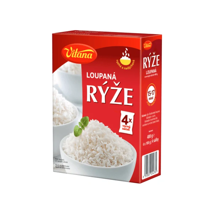 VITANA ryža lúpaná vo varných vreckách 400 g