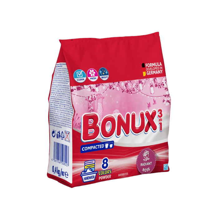 BONUX Prášok Color Manual Rose 8 PD