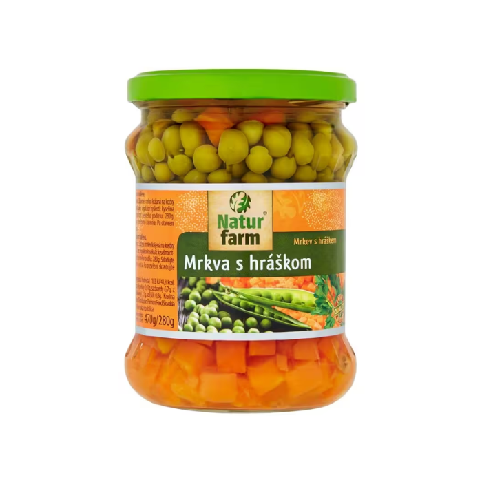 Natur farm Mrkva s hráškom 470 g