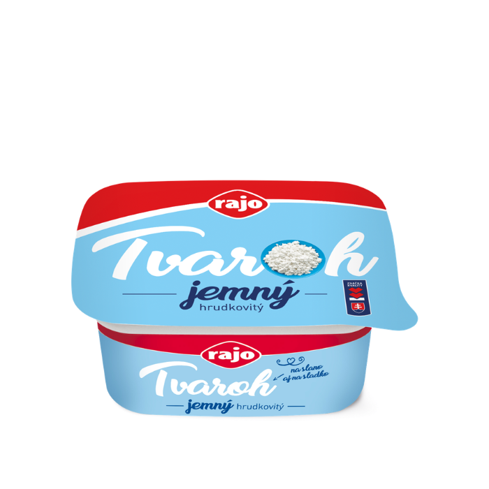 RAJO Tvaroh jemný hrudkovitý 2,5 % (250 g)