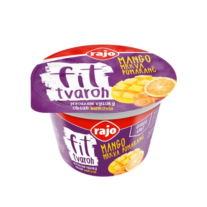RAJO Fit tvaroh mango-mrkva-pomaranč (200 g)