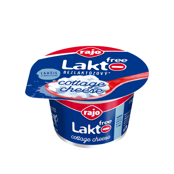rajo Lakto free Cottage Cheese biely 180 g