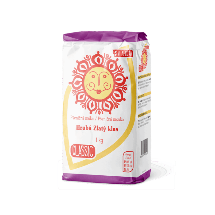 VITAFLORA pšeničná hrubá múka 1 kg