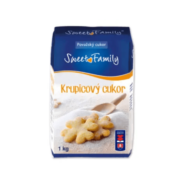 SWEET FAMILY Cukor krupicový 1 kg