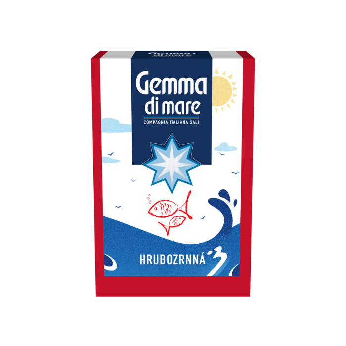 GEMMA DI MARE soľ morská hrubozrnná 1 kg