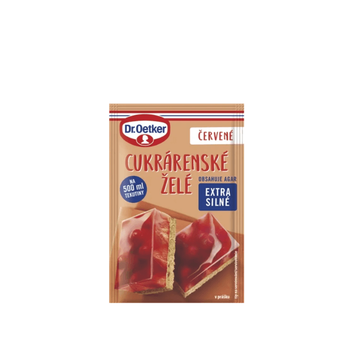 Dr. Oetker Cukrárske želé červené 10 g