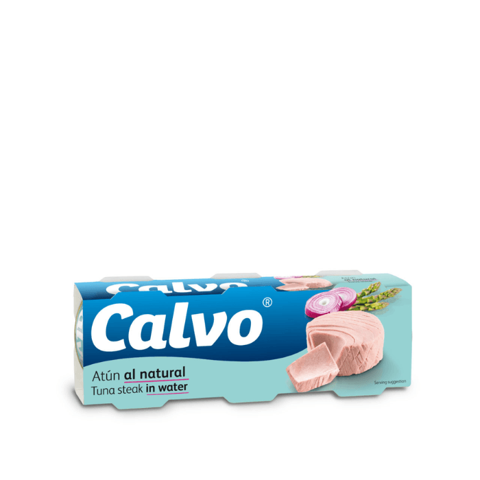 CALVO Tuniak vo vlastnej šťave 3 x 80 g