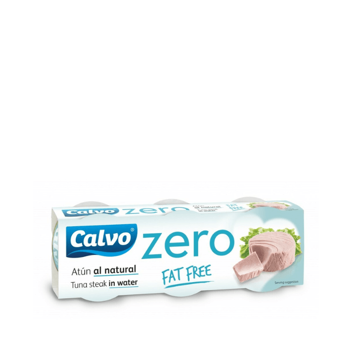 CALVO Zero Tuniak vo vlastnej šťave 3 x 65 g