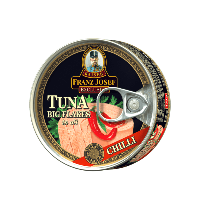 FRANZ JOSEF KAISER Tuniak v olivovom oleji s chilli 170 g