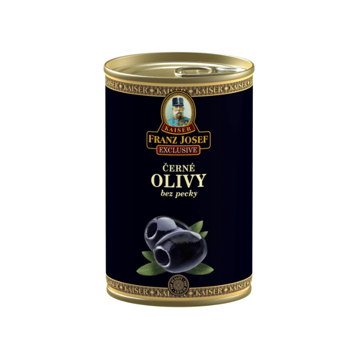 FRANZ JOSEF Olivy čierne bez kôstky 300 g