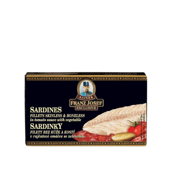 FRANZ JOSEF Sardinky filety so zeleninou 90 g