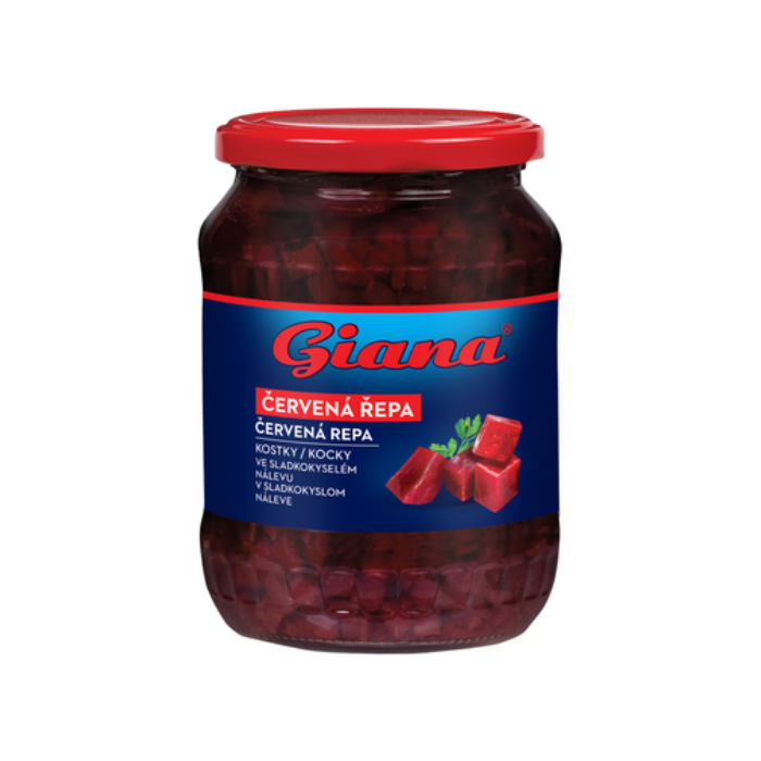 GIANA Červená repa kocky 660 g