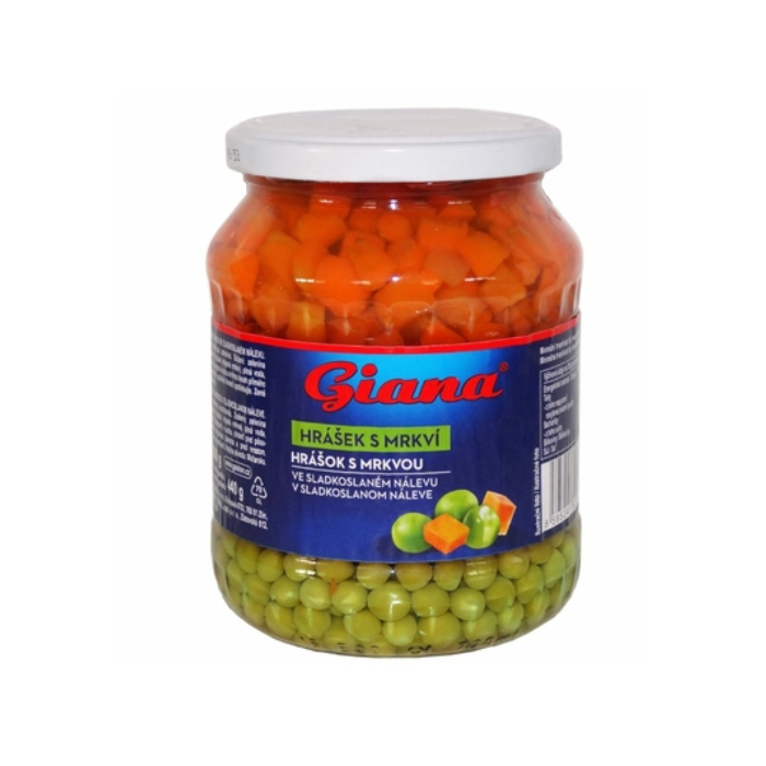 GIANA Hrášok s mrkvou 720 ml