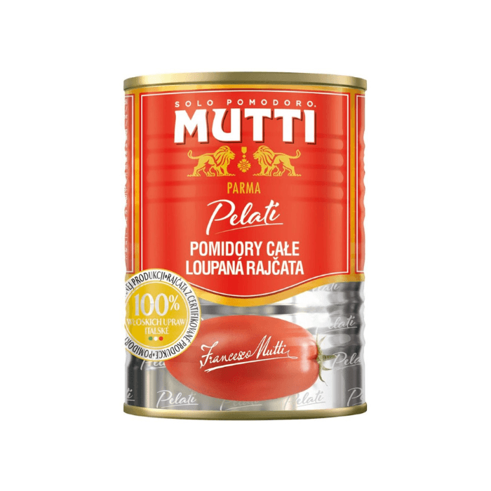 MUTTI Lúpané paradajky plech 400 g