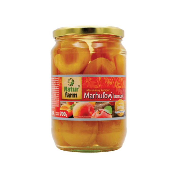NATUR FARM Marhule kompót 700 g