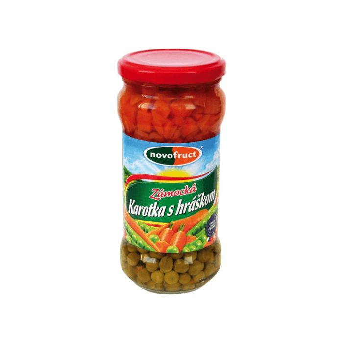 NOVOFRUCT Karotka s hráškom 330 g