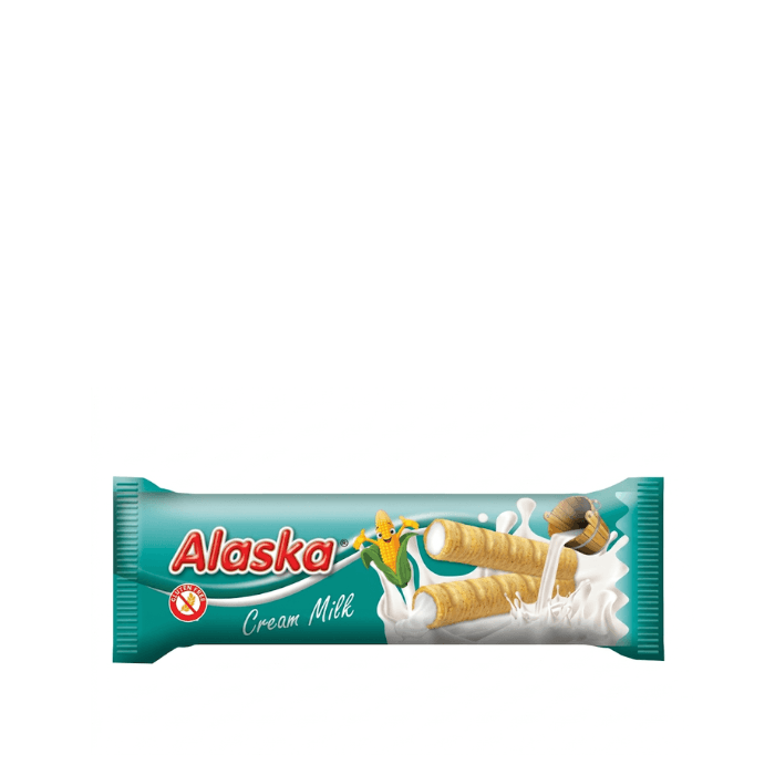 Alaska kukuřičné trubičky s mliečnym krémom 18 g