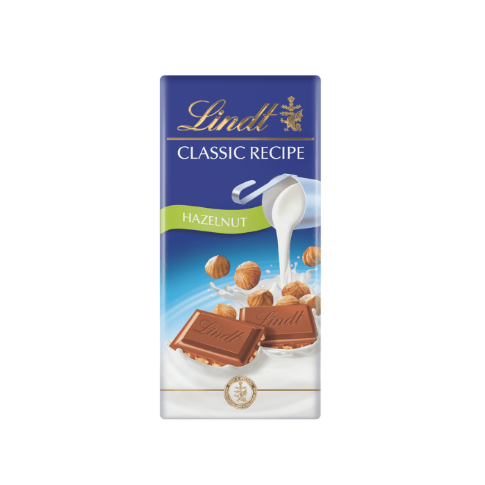 Lindt Classic Recipe hazelnut 100 g
