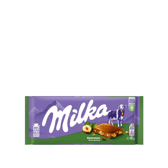 Milka Tabuľková čokoláda drvený orech 90 g