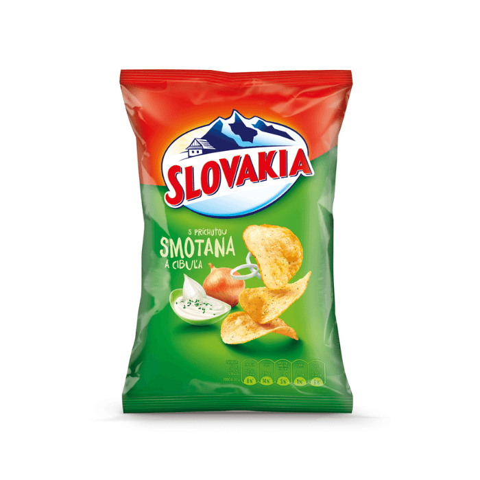 SLOVAKIA Chips smotana a cibuľa 60 g