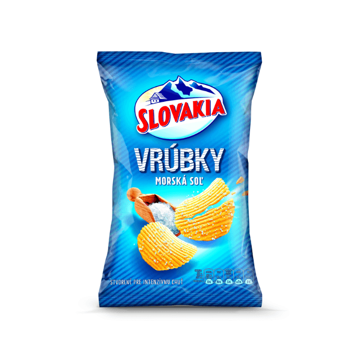 SLOVAKIA Vrúbky s morskou soľou 120 g