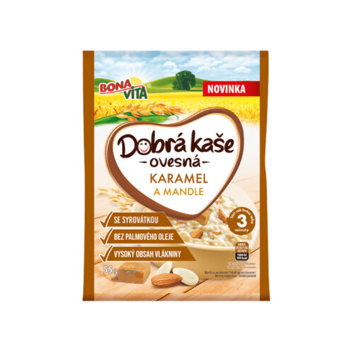 BONAVITA Dobrá kaša karamel a mandle 55 g