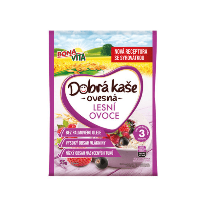 BONAVITA Dobrá kaša lesné ovocie 55 g