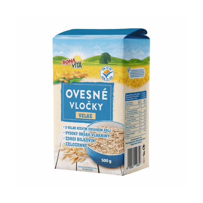 BONAVITA Ovsené vločky veľké 500 g