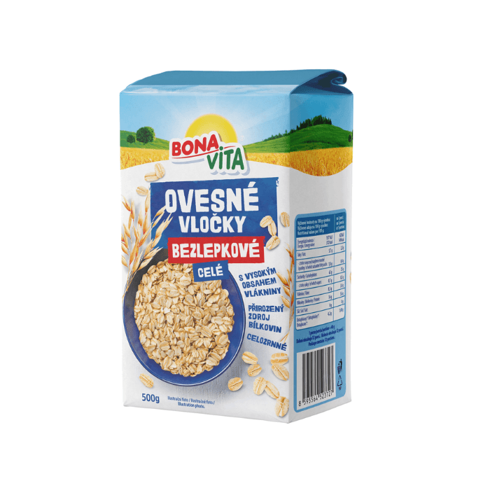 BONAVITA Ovsené vločky celé bezlepkové 500 g