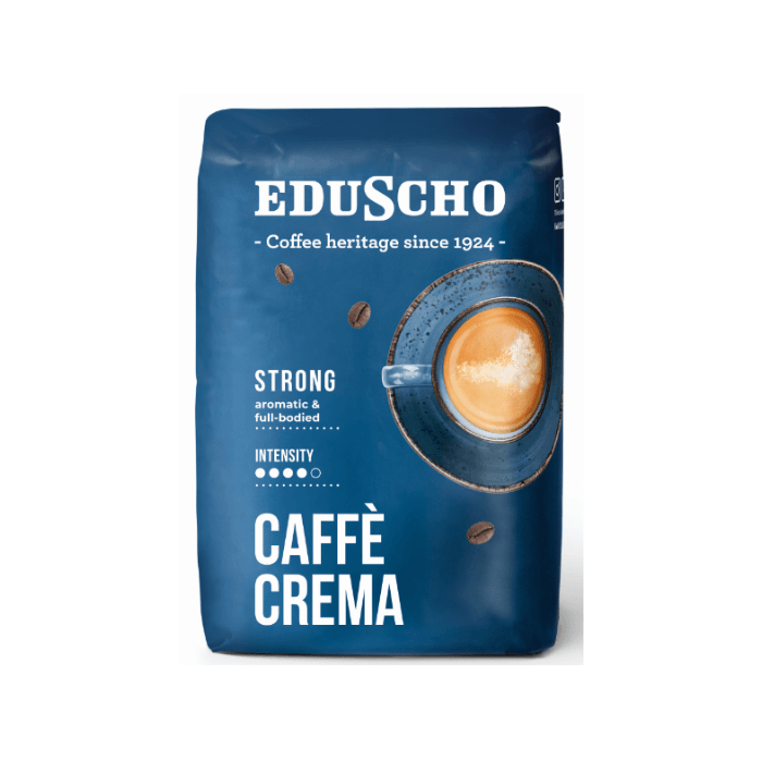 EDUSCHO Caffé Crema Strong káva zrnková 500 g