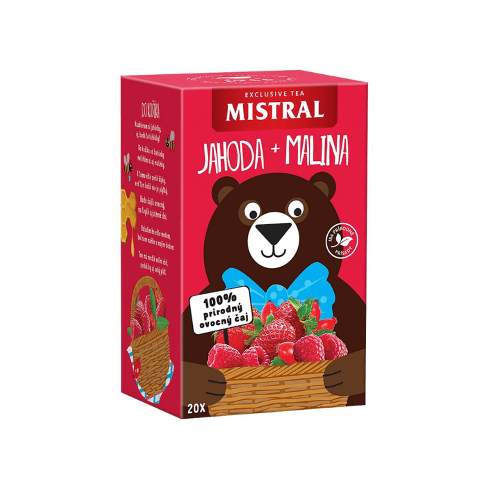 MISTRAL Jahoda a malina ovocný čaj 44 g