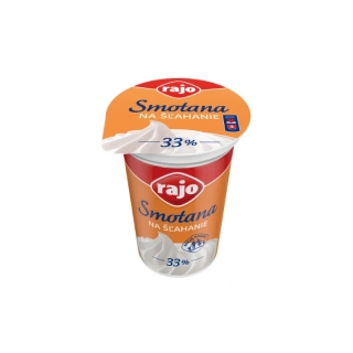 Rajo Smotana na šľahanie 33 % (250 ml)