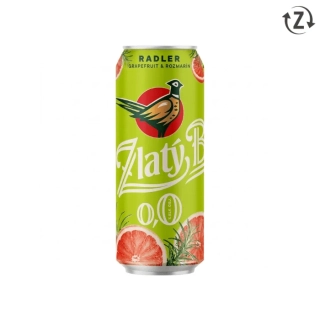 Zlatý Bažant Radler 0,0% Grep & Rozmarín 500 ml (plechovka)