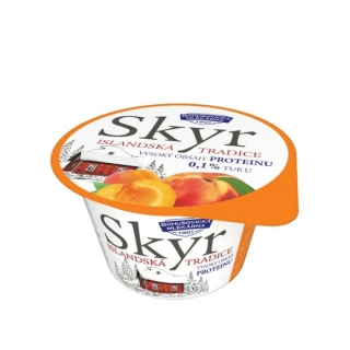 BOHUŠOVICKÁ Skyr broskyňa-marhuľa 130 g