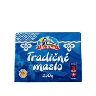 KOLIBA Tradičné maslo 82 % 250 g