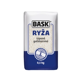 BASK ryža lúpaná guľatozrnná 0,5 kg