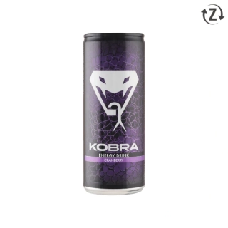 KOBRA Energetický nápoj Brusnica 250ml