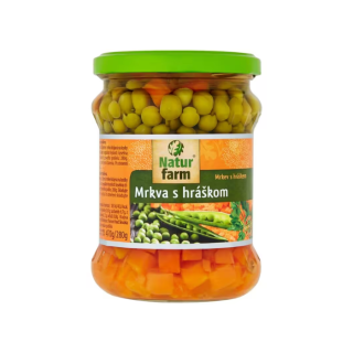 Natur farm Mrkva s hráškom 470 g