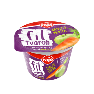 RAJO Fit tvaroh jablko a mrkva (200 g)
