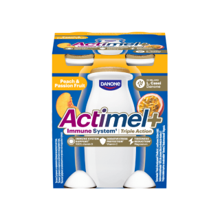 Actimel mlieko broskyňa & passion fruit 4 x 100 g