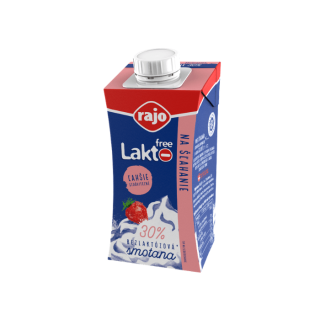rajo Smotana na šľahanie Lakto free 30 % 200 ml