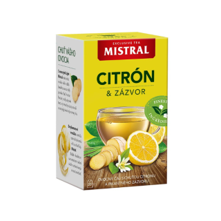 MISTRAL Citrón a zázvor ovocný čaj 40 g