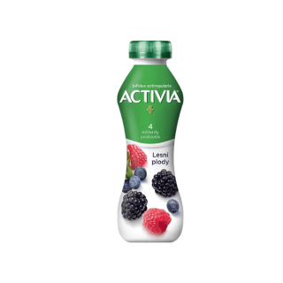 ACTIVIA Jogurtový nápoj lesné plody 280 g